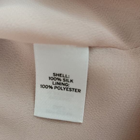 Hinge silk blouse with hanging sleeves S - Picture 5 of 7